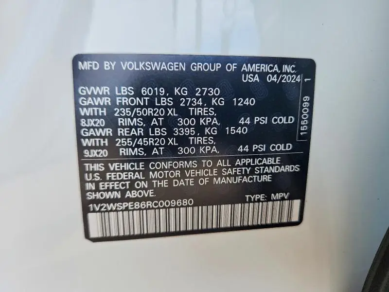 2024 VOLKSWAGEN ID.4 PRO S  