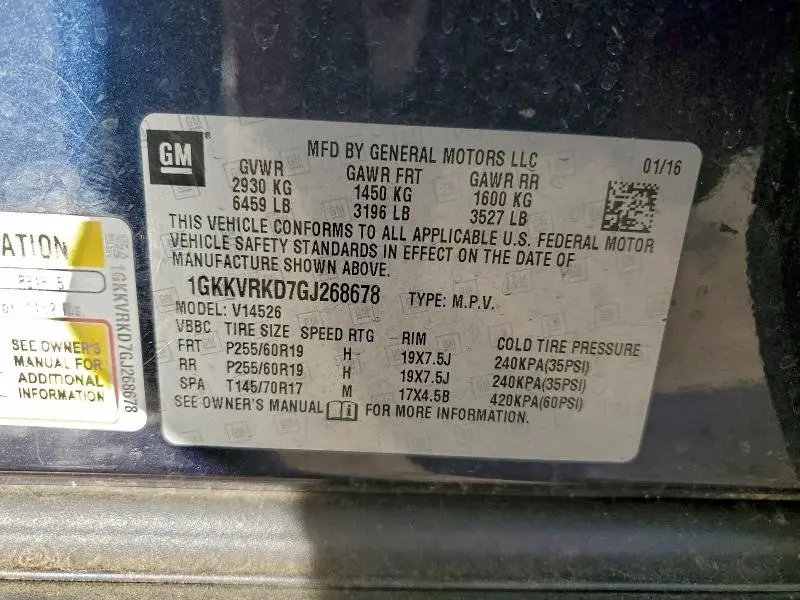 2016 GMC ACADIA SLT-1  