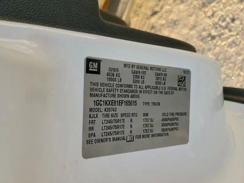 2014 CHEVROLET SILVERADO K2500 HEAVY DUTY LT  