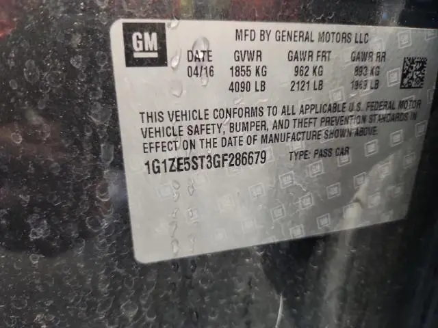2016 CHEVROLET MALIBU LT  