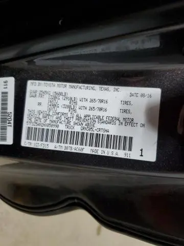 2017 TOYOTA TACOMA ACCESS CAB  