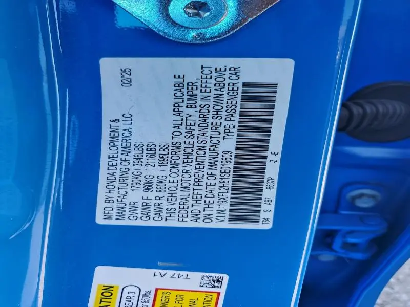 2025 HONDA CIVIC SPORT  