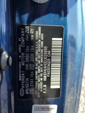 2014 HYUNDAI ELANTRA COUPE GS  