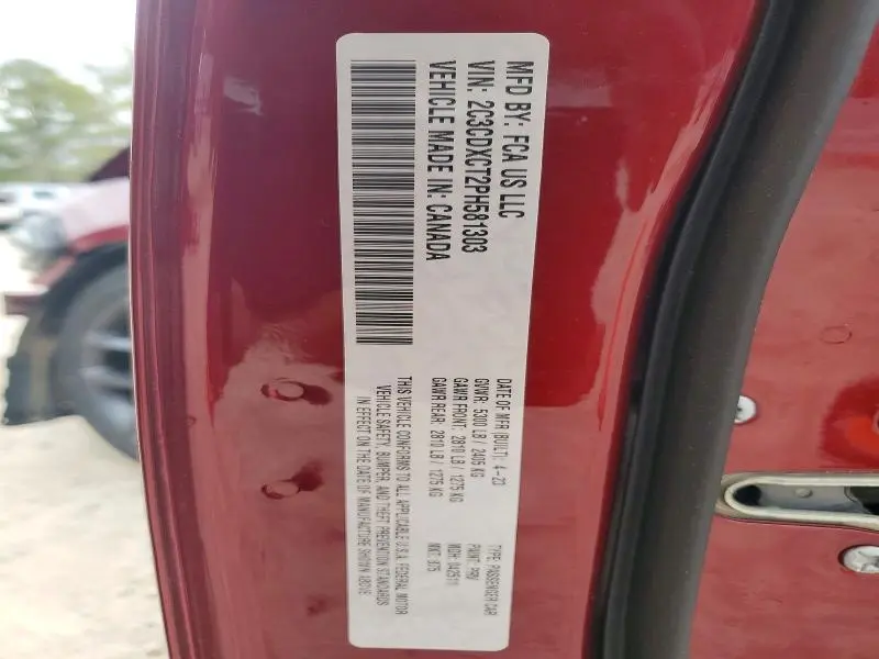 2023 DODGE CHARGER R/T  
