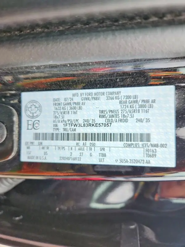 2024 FORD F150 XLT  
