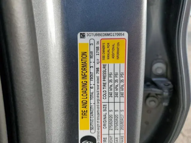 2021 GMC SIERRA K1500 SLE  
