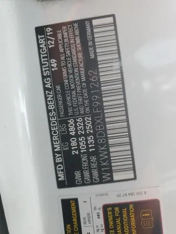 2020 MERCEDES-BENZ C 300  