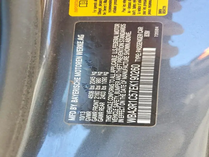 2014 BMW 435 I  