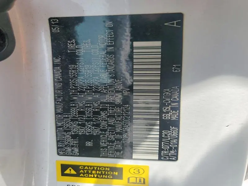 2013 LEXUS RX 350 BASE  