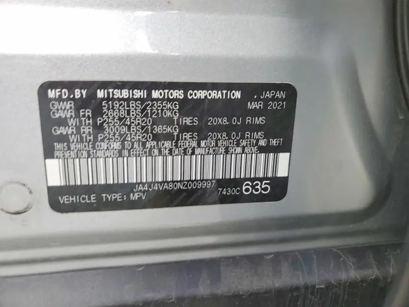 2022 MITSUBISHI OUTLANDER SEL  