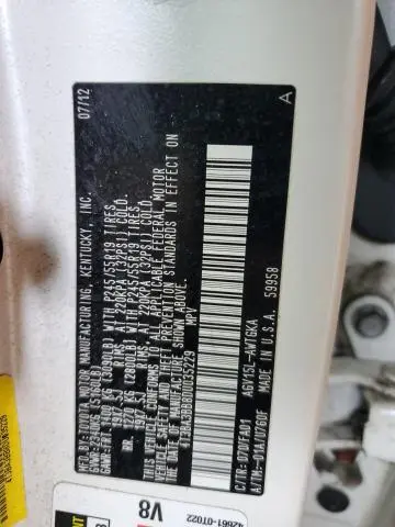 2013 TOYOTA VENZA LE  