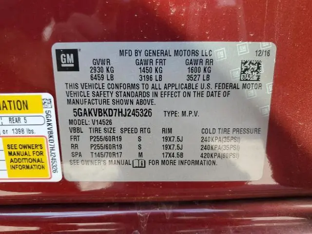 2017 BUICK ENCLAVE 