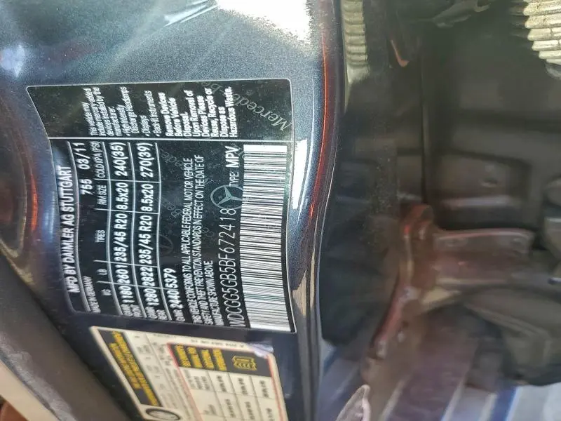 2011 MERCEDES-BENZ GLK 350  