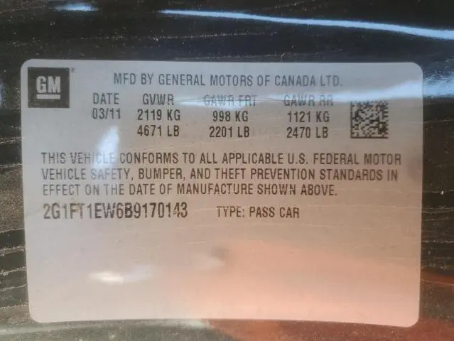 2011 CHEVROLET CAMARO 2SS  