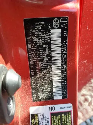 2015 TOYOTA COROLLA L