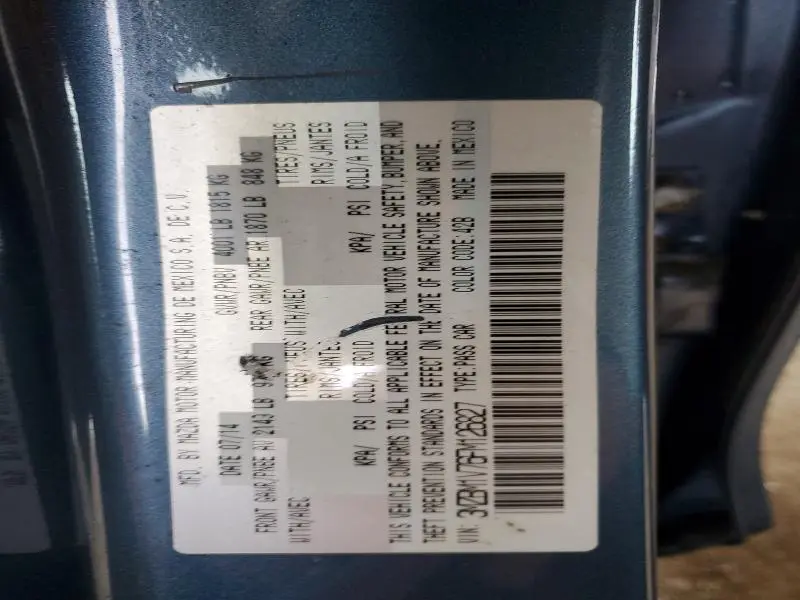 2015 MAZDA 3 TOURING  