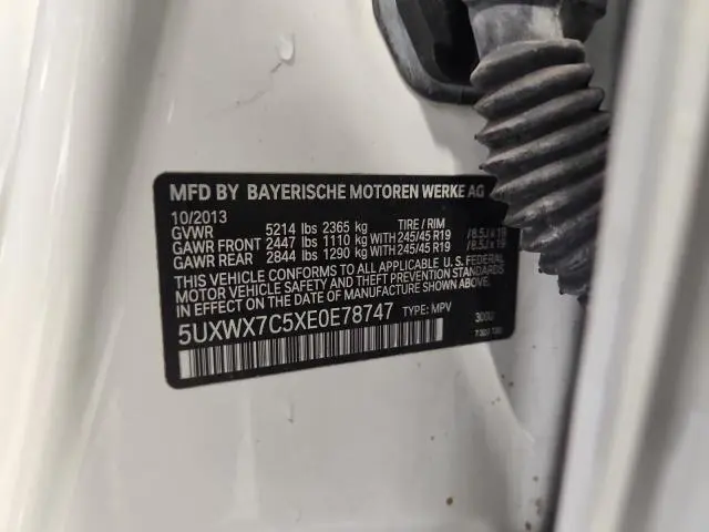 2014 BMW X3 XDRIVE35I  