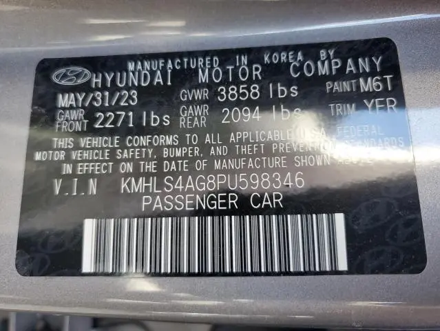 2023 HYUNDAI ELANTRA SEL  