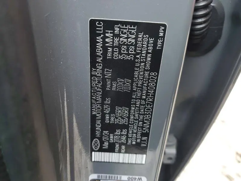 2024 HYUNDAI TUCSON SEL  