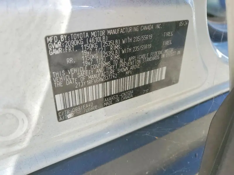 2024 TOYOTA RAV4 LIMITED  