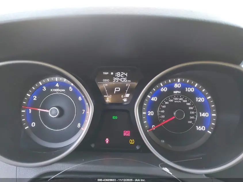 2012 HYUNDAI ELANTRA GLS (ULSAN PLANT)