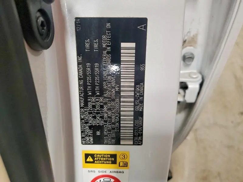 2015 LEXUS RX 350 BASE  