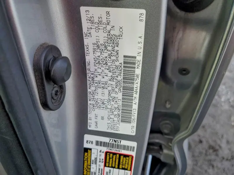 2014 TOYOTA TACOMA DOUBLE CAB PRERUNNER  