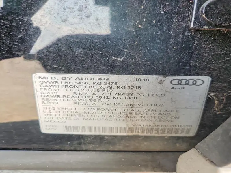 2020 AUDI Q5 PREMIUM  