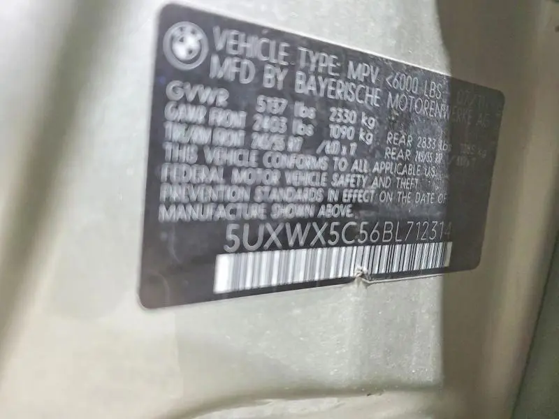 2011 BMW X3 XDRIVE28I  