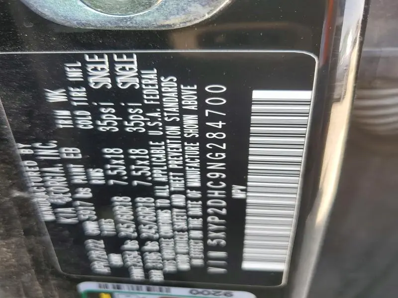 2022 KIA TELLURIDE LX  