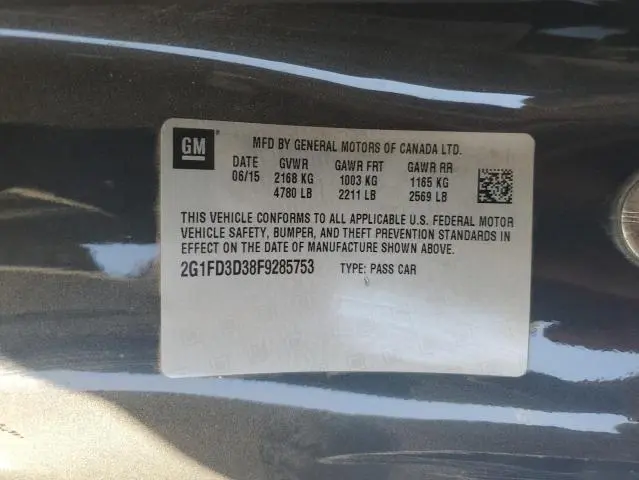 2015 CHEVROLET CAMARO LT