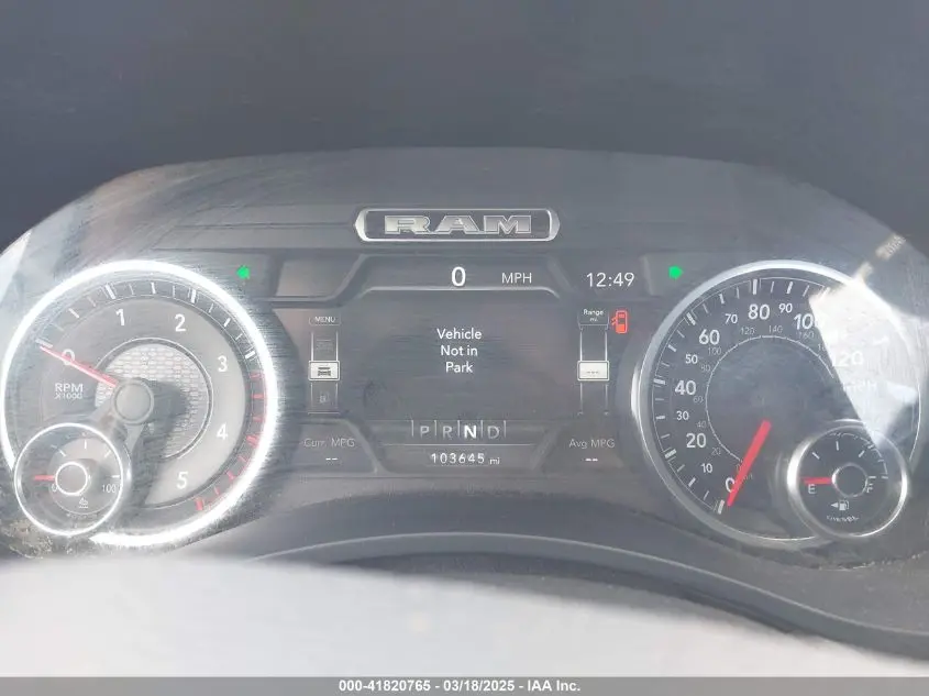 2019 RAM 2500 LARAMIE  4X4 6'4 BOX