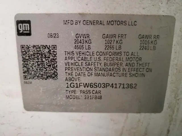 2023 CHEVROLET BOLT EV 1LT