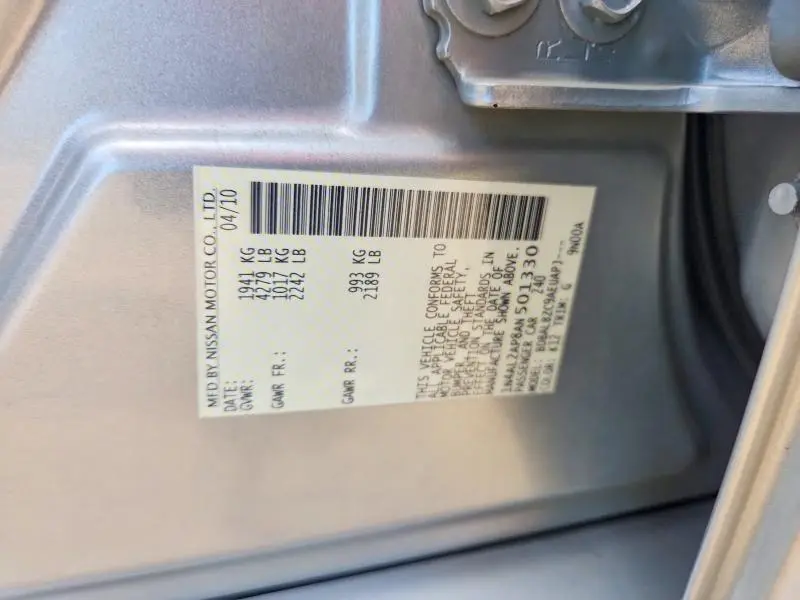 2010 NISSAN ALTIMA 2.5  