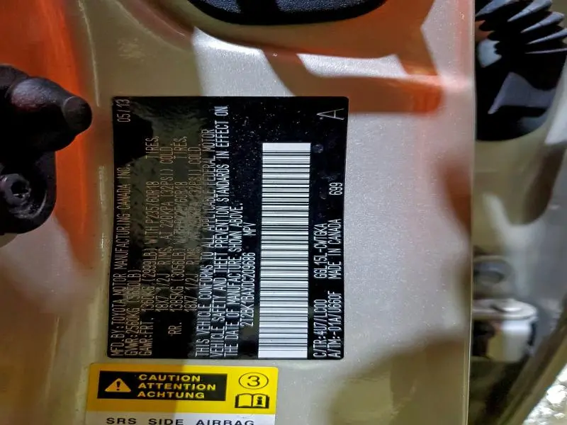 2013 LEXUS RX 350 BASE  