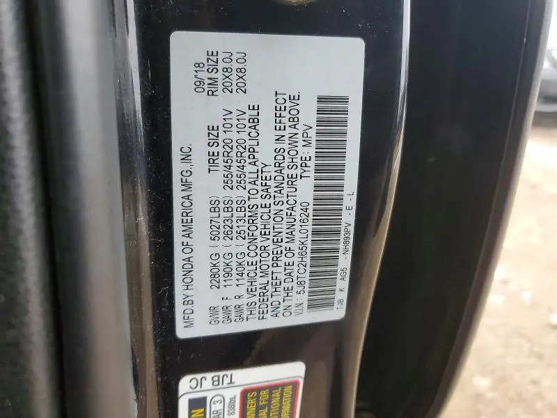 2019 ACURA RDX A-SPEC  