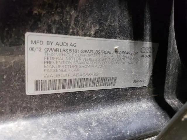 2013 AUDI S4 PREMIUM PLUS  