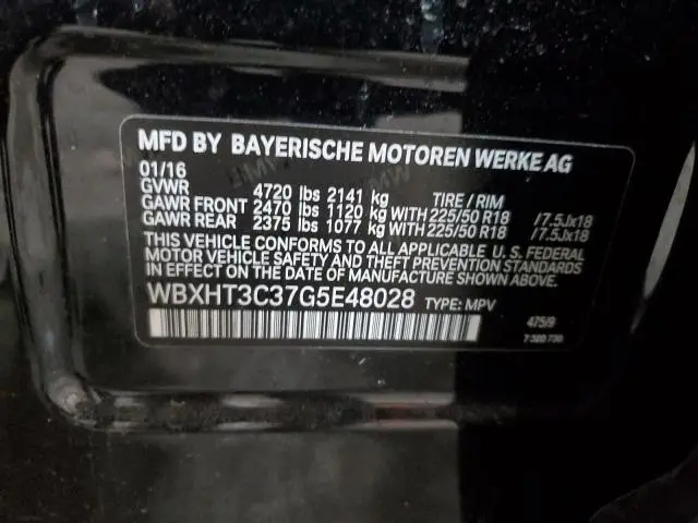 2016 BMW X1 XDRIVE28I