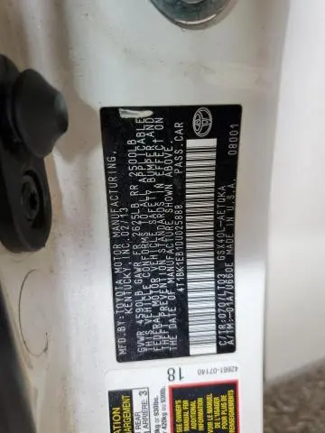 2013 TOYOTA AVALON BASE  