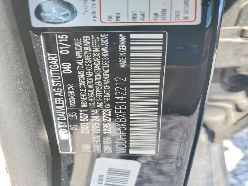 2015 MERCEDES-BENZ E 350  