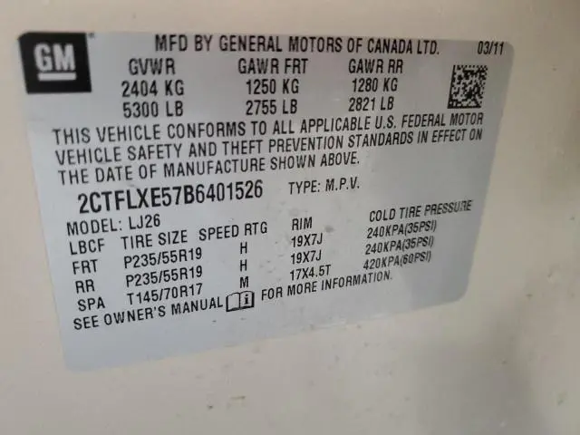 2011 GMC TERRAIN SLT  