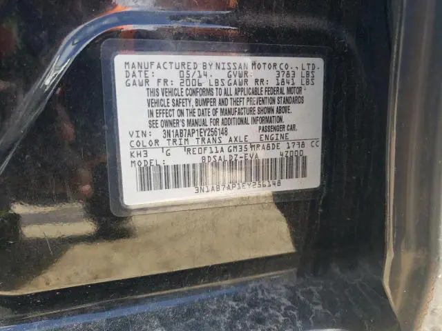 2014 NISSAN SENTRA S  
