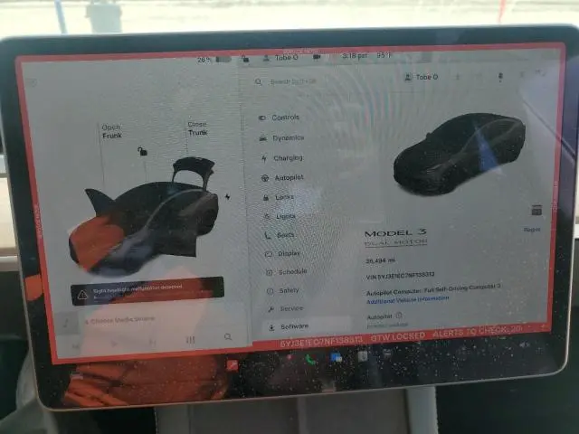 2022 TESLA MODEL 3 