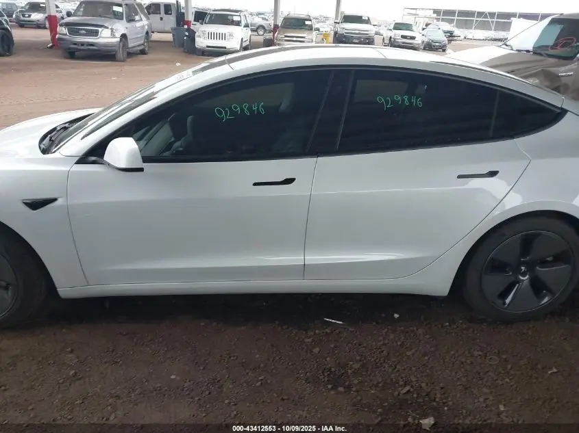 2021 TESLA MODEL 3 STANDARD RANGE PLUS REAR-WHEEL DRIVE