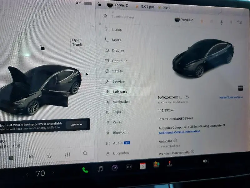 2018 TESLA MODEL 3   