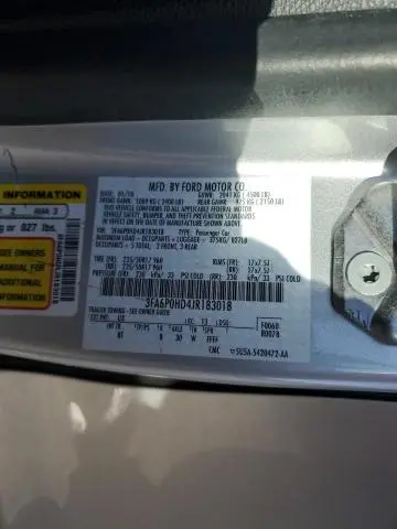 2018 FORD FUSION SE  