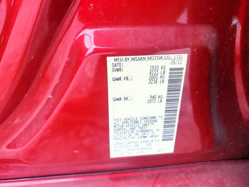 2013 NISSAN ALTIMA 2.5  