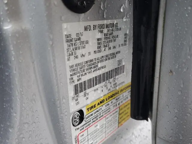 2017 FORD EXPEDITION EL XLT  