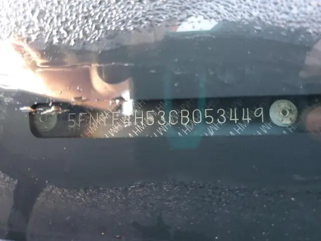 2012 HONDA PILOT EXL  