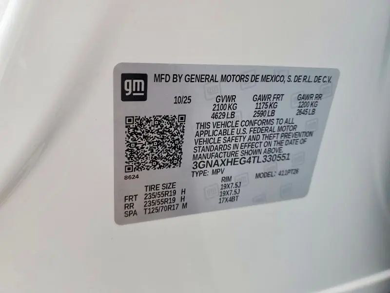 2026 CHEVROLET EQUINOX   